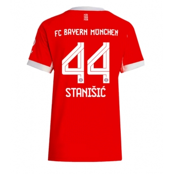 Billige Fotballdrakt Bayern Munich Josip Stanisic #44 Replika Hjemmedrakt Dame 2025-26 Kortermet